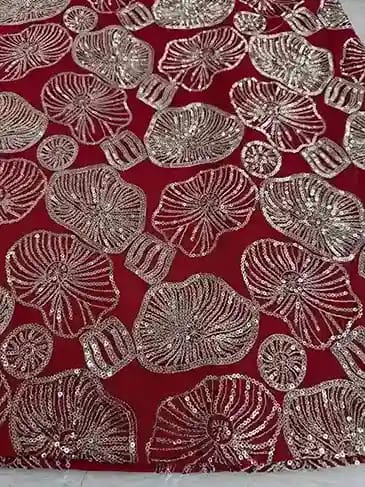 Simmer Silk Thread & Sequin Sharara Suit Set - Image 9