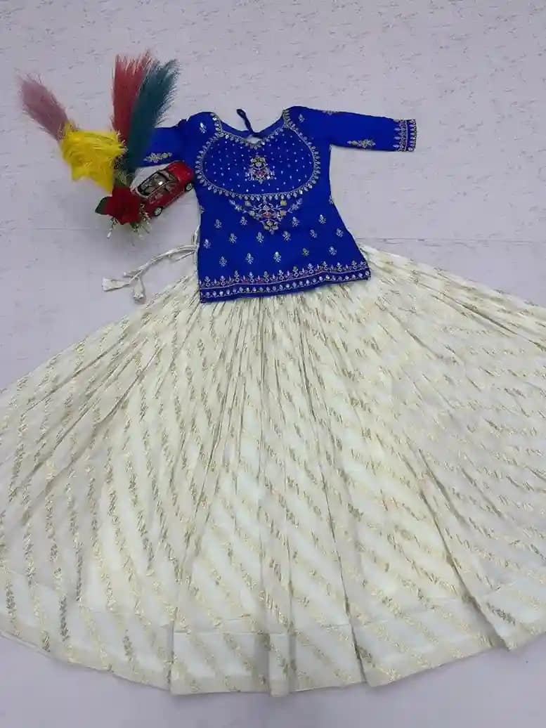 Festival Special Vichitra Silk Lehenga Choli - Image 7