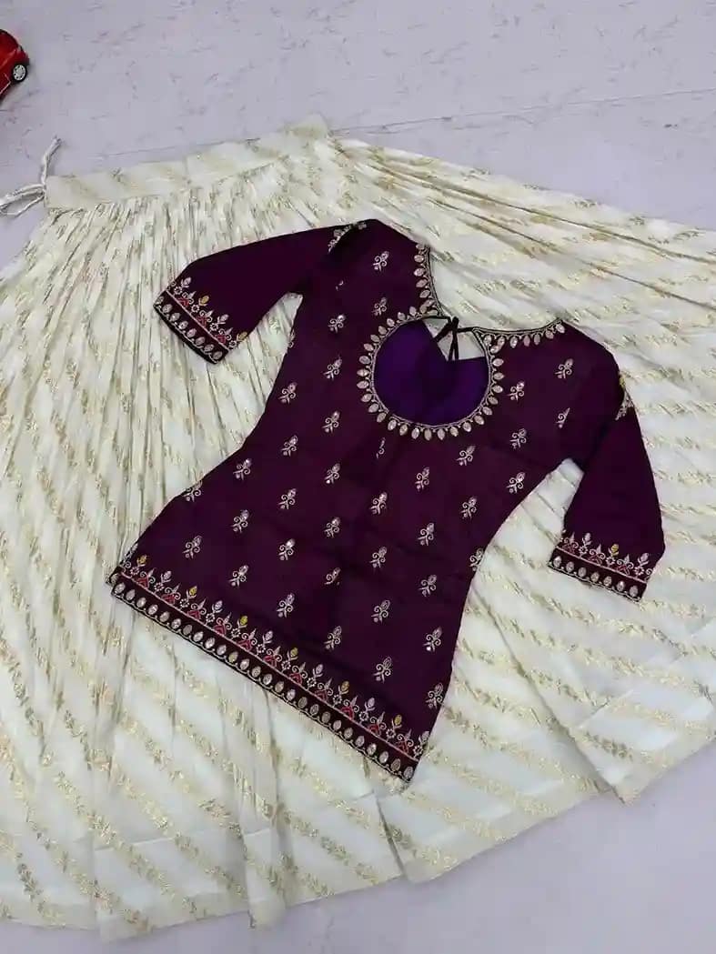 Festival Special Vichitra Silk Lehenga Choli - Image 8