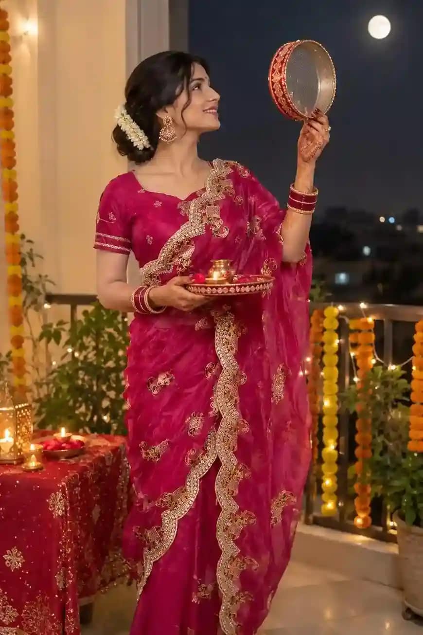 Ready-to-Wear Net Embroidered Saree 6 Ready-to-Wear Net Embroidered Saree5